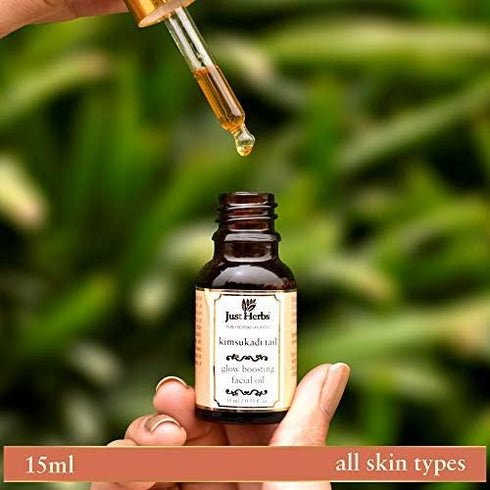 Just Herbs Kimsukadi Tail - Glow Boosting Facial Oil 30ml