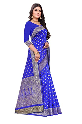 Vasthrlay Banarasi Kanjivaram Wedding Paithani Saree With Blouse Piece