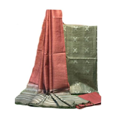 Vasthrlay Bhagalpuri Unstitched Saree