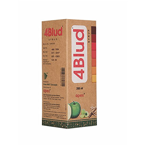 4 Blud Syrup Sugar Free 200ml