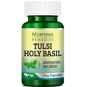Morpheme Tulsi-Holybasil Capsule bottle of 60 capsules