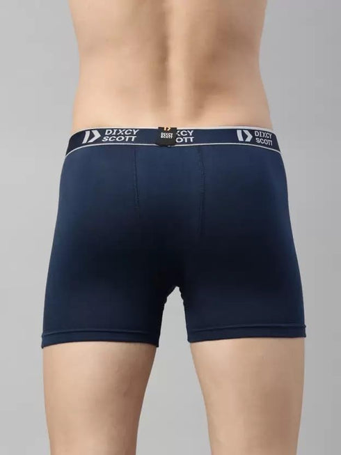 Dixcy Scott Cross Trunk for Men & Boys (Underwear/Trunk/Brief) (100% Cotton Trunk with Spandex Elastic) (Size- 80 cm-110 cm) (Multicolour-Assorted) (44 inch_110 cm, Pack of 03 Pcs.)