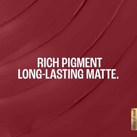 Lakme Cushion Matte Lipstick | Burgundy Bloom