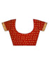 Vasthrlay Bandhani Printed Chiffon Orange Saree