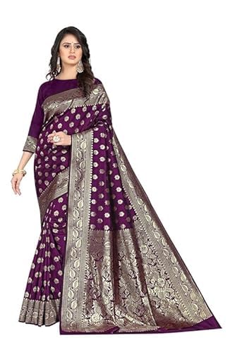 Vasthrlay Banarasi Kanjivaram Collections Pari S 1 Saree With Blouse Piece