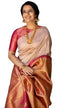 Vasthrlay Banarasi And Kanjivaram Soft Pink Saree Silk Black Traditional Saree With Rich Pallu & Weaving Border With Unstitched Jacquard Woven Blouse Piece Pink Saree