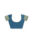 Vasthrlay Kanjivaram Banarasi Wedding Rama Blue Saree With Unstitched Blouse Piece