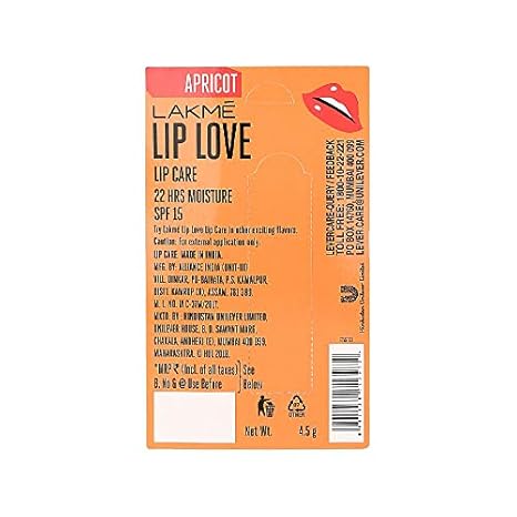 Lakme Lip Love Chapstick | Apricot