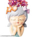 Craftpitaraa Head Planter Pot Resin Succulent Planter Little Girl Flower Pot