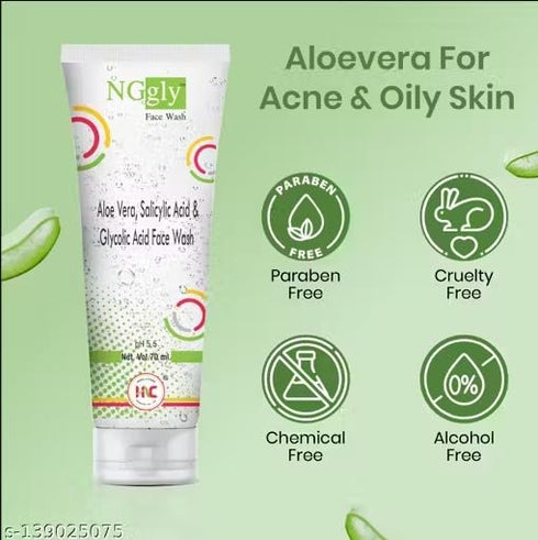 Ng Gly Face Wash With Glycolic Acid And Aloe Vera