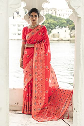 Vasthrlay Wine Jacquard Saree