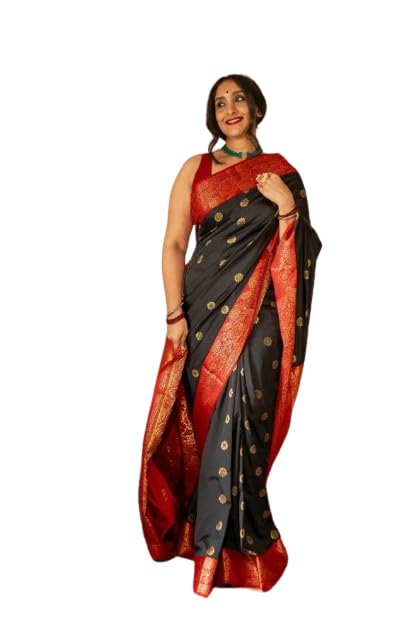 Vasthrlay Purple Banarasi Wedding Saree