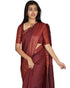Vasthrlay Maroon Kanjivaram Saree