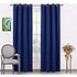 Italian Silk Blackout Curtain Solid Pack of 2 Piece