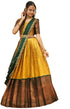 Vasthrlay South Indian Half And Half Saree For Women