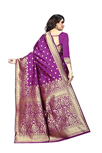 Vasthrlay Kanjivaram Banarasi Pari100 51 Peacock Blue Saree With Blouse Piece