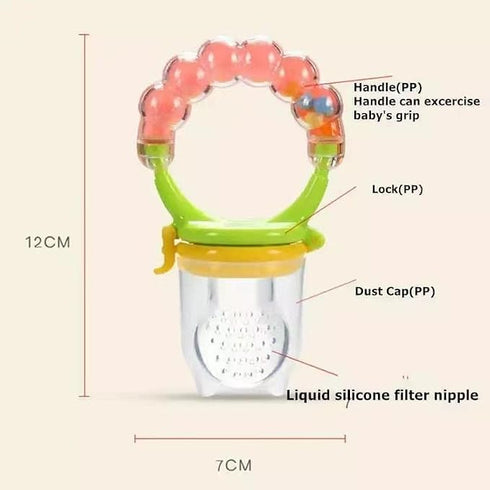 Dkb Fruit Feeder Pacifier With Rattle 1 Pcs With 1 Pcs