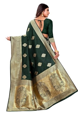 Vasthrlay Banarasi Kanjivaram Collections Wedding Saree With Blouse Piece