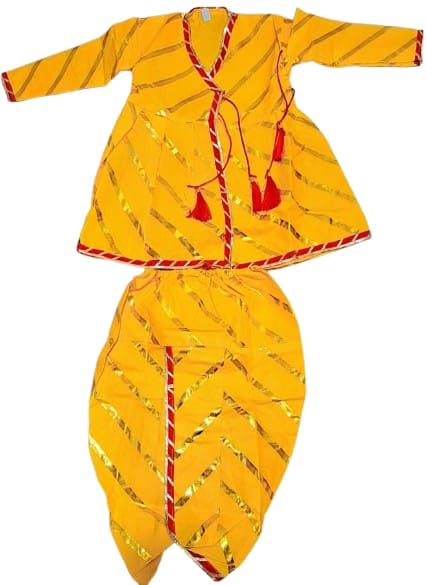 FANCYKIDO Lord Krishna Costume for Janmashtami, Fancy Dress for Performance