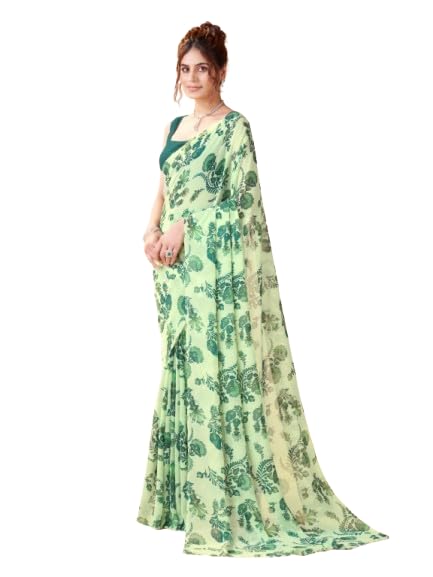Vasthrlay Georgette Printed Saree