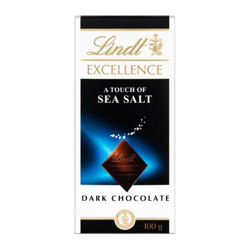 Lindt Excellence Sea Salt Touch Chocolate 2 X 100