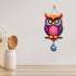 GiftOday Owl Shape Wooden Wall Hanging For Kitchen Decor | Evil Eye Decoration Livingroom