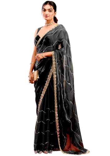 Vasthrlay Green Embroidery Saree