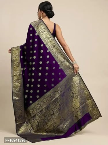 Vasthrlay Banarasi Kanjivaram Kanchipuram Wedding Saree With Blouse Piece