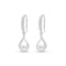 Clara 925 Sterling Silver Real Pearl Pendant Earrings