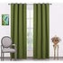 Italian Silk Blackout Curtain Solid Pack of 2 Piece