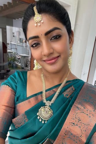 Vasthrlay Banarasi Kanjivaram Kanchipuram Shiv 1 Saree With Blouse Piece