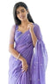 Vasthrlay Womens Jacquard Unstitched Black Saree