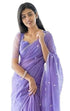 Vasthrlay Womens Jacquard Unstitched Black Saree