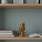 Elegant Owl Sculpture Lifelike Carving with Intricate Feather Patterns Decorative Showpiece