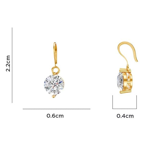 Miss Highness 925 Sterling Pure Silver Earrings for Women