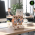 Owl Statue for Good Luck Resin Figurine Antique Multicolour |Feng Shui & Vastu I Evil Eye
