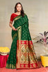 Vasthrlay Kanjivaram Chand Paithani Rama Pink Saree With Blouse Piece