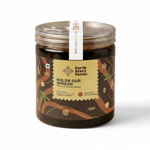 Earth Story Farms Nolen Spread Date Palm Jaggery Khajur