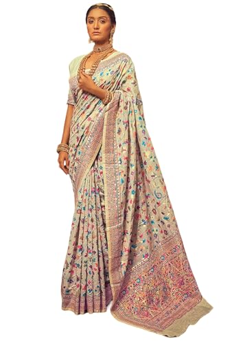 Vasthrlay Banarasi Unstitched Saree