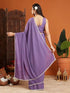 Vasthrlay Maroon Georgette Border Unstitched Saree