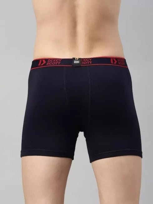 Dixcy Scott Men's Cotton Solid Trunks (Pack of 1) (Cross Te_Pack of 02 Pcs, Multicolor