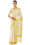 Vasthrlay White Tissue Kasavu Ethnic Designs