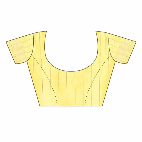 Vasthrlay Gold Unstitched Saree