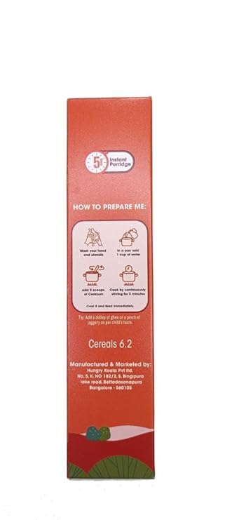 HUNGRY KOALA Oats & Carrot Khicdi Cereal