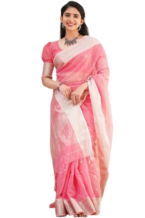 Vasthrlay Kanjivaram Unstitched Saree