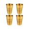 Pure Brass Lassi Drinking Glass | Pack of 4