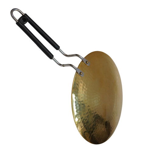 Pure Brass Hammered Tawa 10 inches 629g