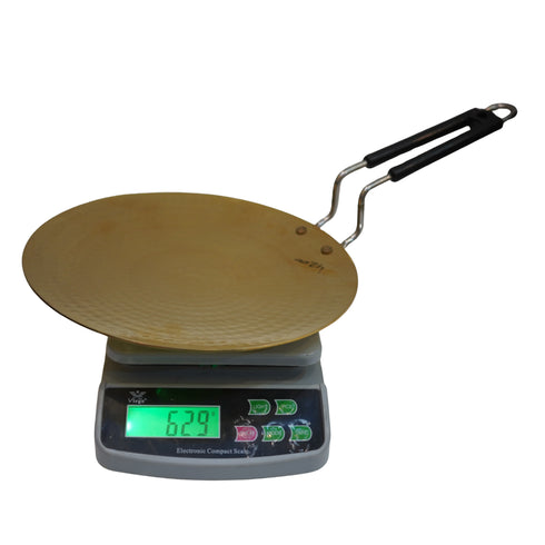 Pure Brass Hammered Tawa 10 inches 629g