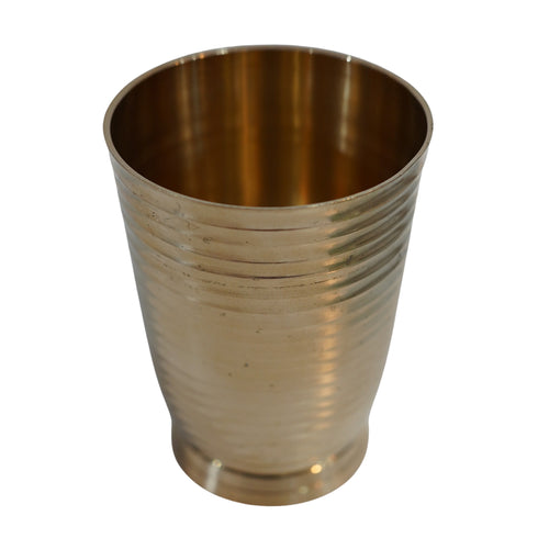 Pure Brass Handcrafted Tumbler Glass | Pack of 4