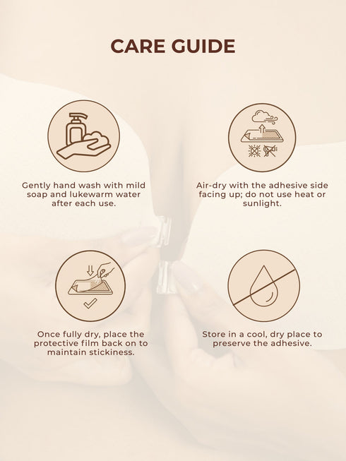 UNDERNEAT Supportable Adhesive Bra - Beige